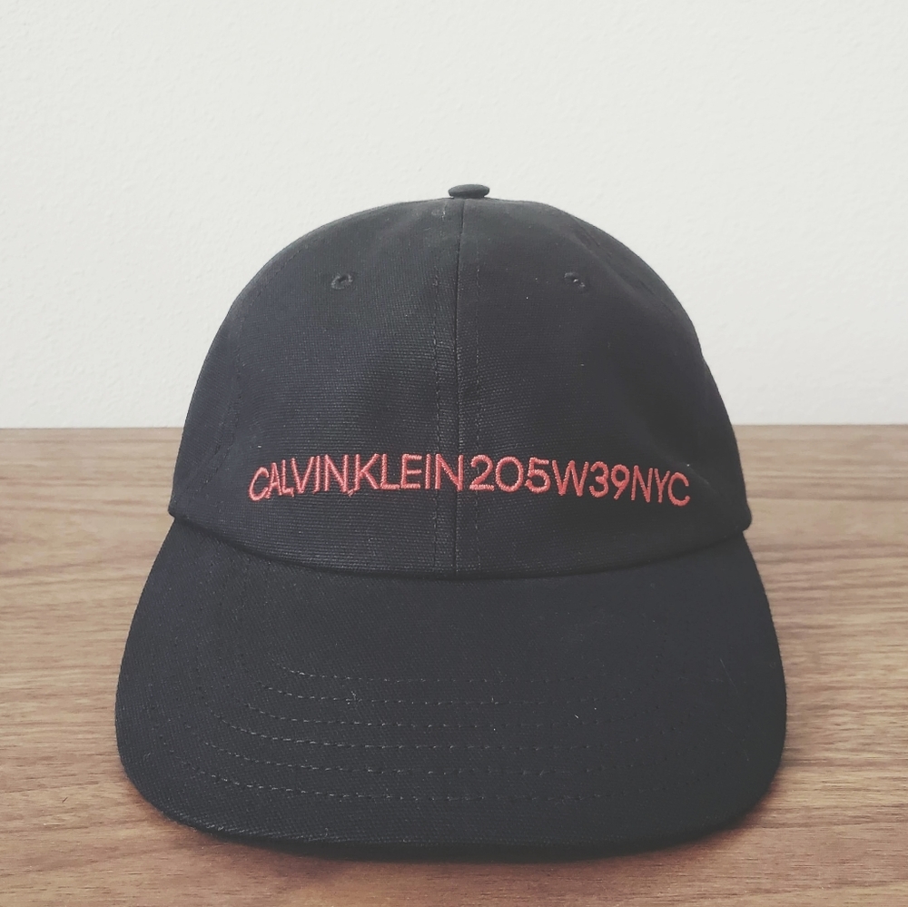 CALVIN KLEIN: 205W29NYC black baseball cap